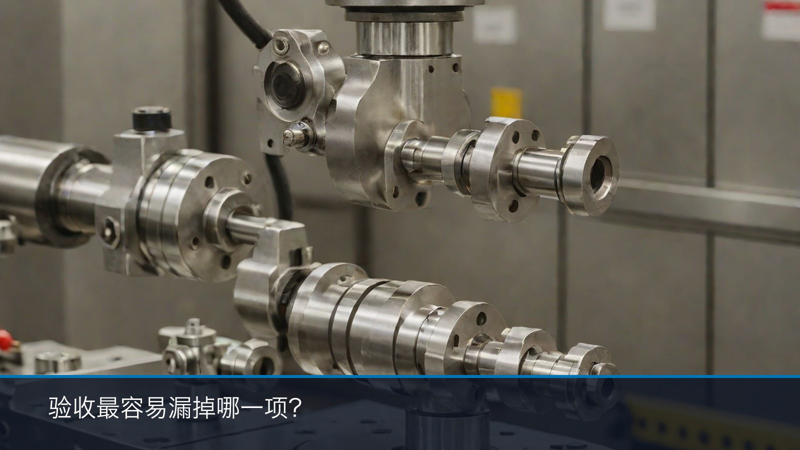 储能装备零部件 CNC 精加工与密封面检测工位——特种合金零部件验收示意